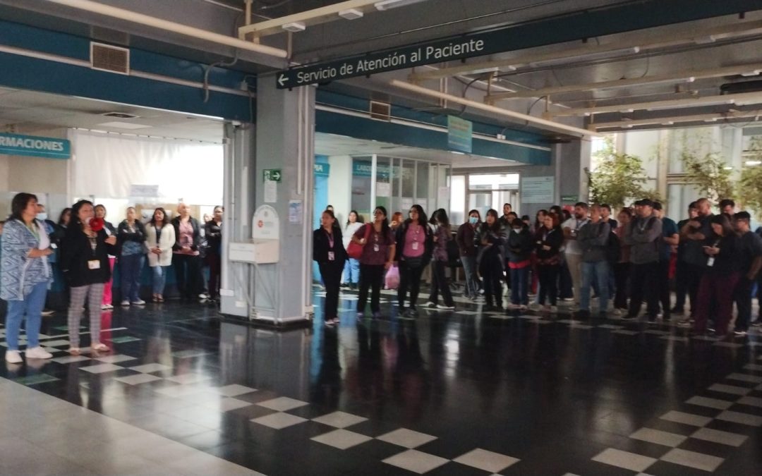 Movilización funcionaria permite primeras medidas concretas de seguridad en Hospital Padre Hurtado